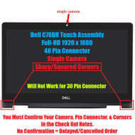 New Touch Screen Assembly Dell P/N 4F5HT DP/N 04F5HT FHD 1920x1080 Digitizer Bezel LCD LED Display