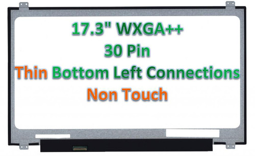 BLISSCOMPUERS New Screen for B173RTN02.2 B173RTN02.1 NT173WDM-N11 LTN173KT04 17.3" HD+ WXGA++ LED LCD Replacement LCD Screen LED DIODE Display
