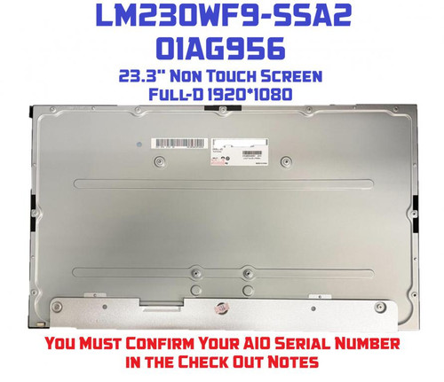 01AG956 23" LED LCD Display Screen Panel Replacement For Lenovo AIO NON-touch PC