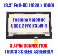 13.3" Toshiba Satellite Click 2 Pro P35W-B3226 FHD LED LCD Display Touch Assembly