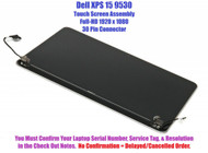 Dell Precision M3800 XPS 9530 15.6" 1920x1080 FHD LED LCD TouchScreen V9G8P