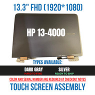 13.3" FHD LCD Display LED Touch Screen Complete Assembly with Cable HP Spectre X360 801495-001 13-4000