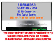 New AUO Display P/N B156HAN02.5 HWAA 15.6" FHD LCD IPS Screen Narrow Bezel