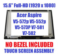 15.6" 1920x1080 Touch Glass Panel Digitizer Panel LCD Display Screen Assembly Acer Aspire V5-573P-9481 V5-573P-6896 6865