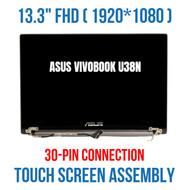 13.3" 1920x1080 Full Screen with LCD Screen Touch Digitizer Panel & Back Cover and Hinges REPLACEMENT Asus VivoBook U38N-C4004H