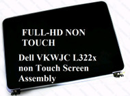 BLISSCOMPUTERS 13.3" 1366 768 HD Full Screen Non Touch Panel Glass & LED LCD Display & Back Cover and Hinges for Dell XPS 13-L322X (D13 LVDS Cable)