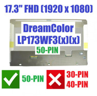 BLISSCOMPUTERS 17.3" 19201080 FHD IPS Display LED LCD Screen LP173WF3 SLB1 fit LP173WF3 SLB2 LP173WF3 SLB3 SLB4 Replacement for HP