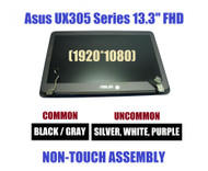 BLISSCOMPUTERS 13.3" 1920x1080 Full Screen with LED LCD Display & Back Cover and Hinges for ASUS ZENBOOK UX305CA (NO Touch Digitizer)