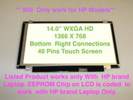 New Screen HP Chromebook 14-CA052WM 14.0" Touch HD WXGA LED Screen REPLACEMENT LCD Screen Display