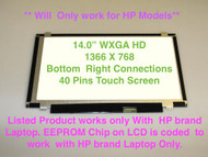 New LCD Screen HP Chromebook 14-ca070nr 14.0" HD LED Touch Screen Digitizer Assembly REPLACEMENT LED LCD Screen Display