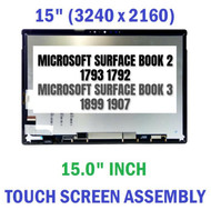 REPLACEMENT 15.0" 3240x2160 IPS LP150QD1-SPA1 LED LCD Display Touch Screen Digitizer Assembly Microsoft Surface Book 2 15 1793 1813 024742275254