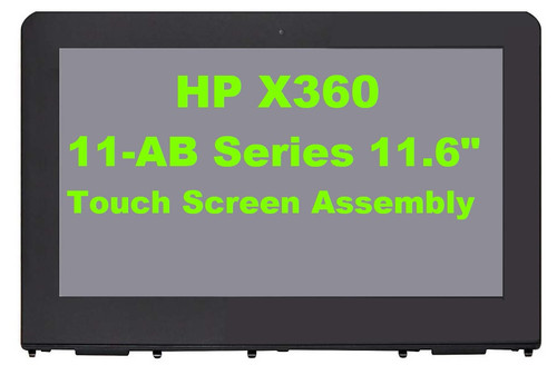 11.6" 1366x768 LED LCD Display Touch Screen Digitizer Assembly Bezel HP X360 11-ab001nd 11-ab001np 11-ab001ns 11-ab001nx 11-ab001tu 11-ab001ur Touch Control Board