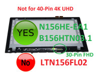 15.6" Full HD 1080P LED LCD Display Touch Screen Digitizer Assembly Bezel Lenovo Y50-70 20349 59428535 59429430