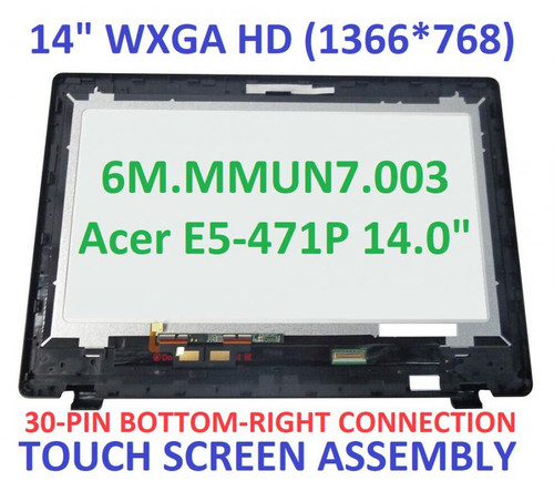 14" LCD Touch Screen Digitizer Assembly Display Acer Aspire V3-472P-324J