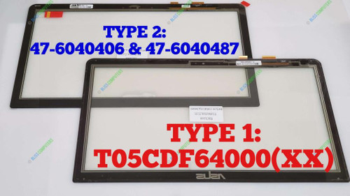 Comptible 15.6" Touch Screen Digitizer Front Glass Panel Touch REPLACEMENT ASUS N593 N593U N593UB Series NO Bezel