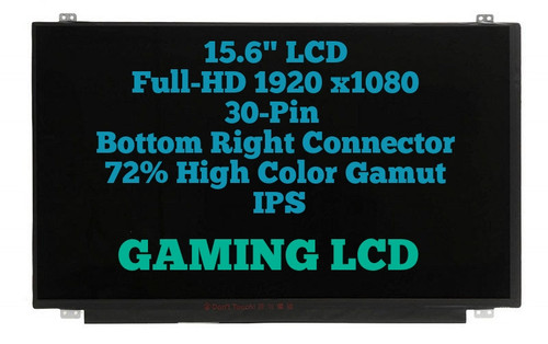 BLISSCOMPUTERS New Screen Replacement for LTN156HL01, FHD 1920x1080, High Gamut, IPS, Matte, LCD LED Display