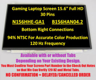 BLISSCOMPUTERS New Screen Replacement for HP P/N 752920-014, 120Hz Upgrade, FHD 1920x1080, Matte, LCD LED Display