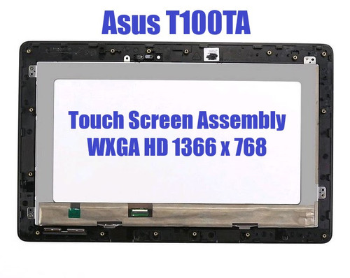 10.1" LCD LED Touch Screen Digitizer Assembly Asus Transformer Book T100TA-B1-GR Only for Black Cable