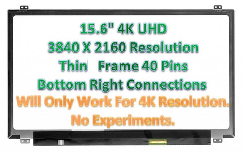 BLISSCOMPUTERS New 15.6'' Laptop IPS Screen LTN156FL06 LTN156FL03 LTN156FL02 IPS UHD 4K Screen without Touch (3840x2160)