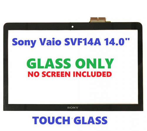 BLISSCOMPUTERS 14" Digitizer Panel Front Glass Touch Screen Replacement for Sony Vaio SVF142C29U SVF14215CLW SVF142C29L