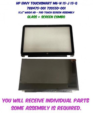 15.6" Touch Screen REPLACEMENT 720550-001 HP Hewlett Packard Envy 15-J 15-J105US 15-J070US 15-J073CA 15-J073CL Digitizer Glass Panel Bezel