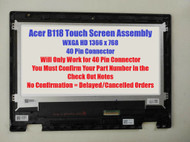 11.6" FHD LCD Touch Screen Assembly Acer Travelmate Spin B1 B118-rn Tmb118-rn-c8jp