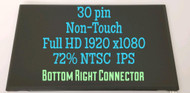 BLISSCOMPUTERS for B140HAN05.0-14 inch FHD Matte Wide View 30Pin EDP 300nit NTSC 72% T&B Brackets LCD Module