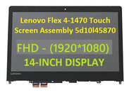 New REPLACEMENT 14" FHD 1920x1080 LCD Screen IPS LED Display Touch Digitizer Bezel Frame Assembly Lenovo Ideapad Flex 4-14 1470 1480 80SA 80VD 80S7 Yoga 510-14IKB