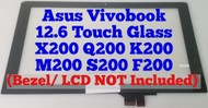 BLISSCOMPUTERS 11.6" Touch Screen Panel Digitizer Front Glass Replacement for Asus Vivobook X202E