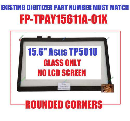 BLISSCOMPUTERS for Asus TP501 TP501U TP501UA TP501UB TP501UQ TP501UAM Touch Screen Digitizer Glass with Feame (Non-LCD)