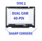 BLISSCOMPUTERS 13.3'' FHD LCD Touch Screen + Bezel for Dell Inspiron 5368 5378 (Core i3 Only) 40 Pins (Max. Resolution:1920x1080)
