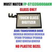BLISSCOMPUTERS 13.3" Touch Glass Panel Digitizer Panel for ASUS TP300 TP300L TP300LJ TP300LA TP300LD (No Bezel)