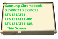 12.5" 1280x800 LED LCD Screen LTN121AT11 Samsung Chromebook XE500C21-A04US