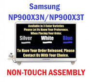 BLISSCOMPUTERS 13.3" 1920x1080 White LCD Screen Full Assembly for Samsung Notebook 9 NP900X3N