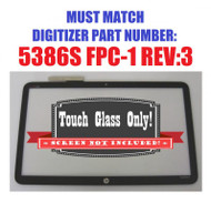 BLISSCOMPUTERS 15.6"Touch Digitizer Panel Front Glass for HP Envy TouchSmart 15-j002ea 15-J003cl 15-J057cl(NO LCD)