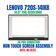 14" LCD Screen Display Front Glass Assembly Lenovo Ideapad 720S-14IKB 80XC 80BD