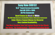 13.3" 1920x1080 Black FHD LCD LED Touch Digitizer Screen Assembly Sony SVD132