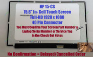 New Genuine 15.6" FHD 1920x1080 LCD Screen LED Display On-Cell Touch Digitizer Panel Assembly L29684-001 HP Pavilion 15Z-CW000 15Z-CW100