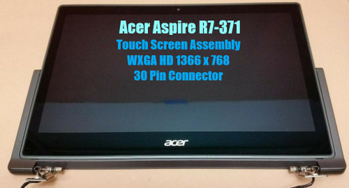 BLISSCOMPUTERS 13.3" eDP 30pin 1920x1080 LCD LED Touch Screen Display Panel Assembly B133HAT02.5 for ACER R3 371T