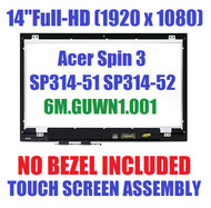 14" LCD Screen Touch Digitizer Assembly FHD 1920x1080 Acer Spin 3 SP314-51 Series