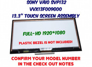 13.3" 1920x1080 Touch Glass Panel Digitizer Panel LCD Display Screen Assembly Sony Vaio SVP13217SCS