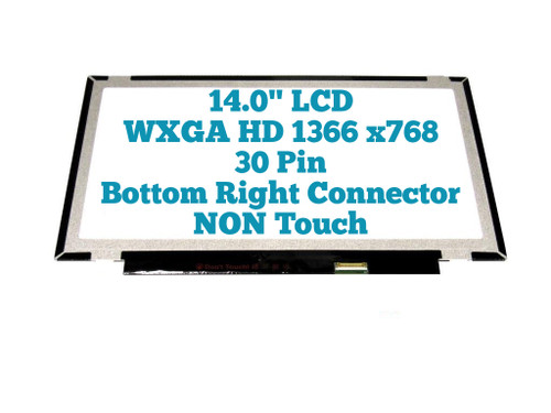 LTN140AT30 New 14" SLIM WXGA HD 1366x768 LED LCD Screen 30-pin eDP