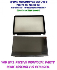 15.6" HP ENVY Notebook 15T-Q400 15T-Q100 Touch Screen Glass Bezel REPLACEMENT