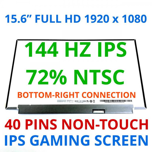 144HZ FHD IPS 15.6" LAPTOP LCD SCREEN Alienware m15 GTX 1070 Max-Q Gamebook