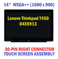 Lenovo 14.0" HD+ 1600x900 IPS LCD Panel LED Touch Screen Display Bezel Frame Assembly B140RTN03.0 ThinkPad T450 SD10A09762 FRU 04X5912 04X5913 04X5929