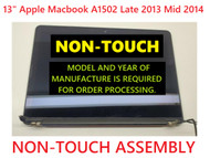 for MacBook Pro Retina 13" A1502 LCD LED Screen Display Assembly ME864 ME865 MGX72 MGX92 Late 2013 Mid 2014