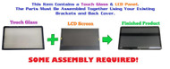 15.6" HD 1366x768 LCD Display LED Touch Screen Bezel Frame Assembly HP Pavilion X360 15-BK020WM