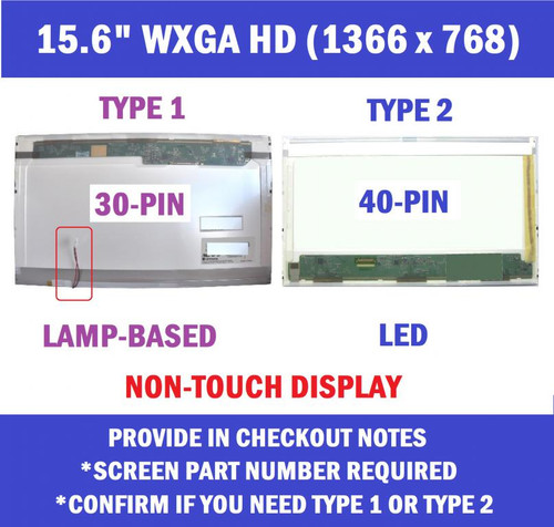 Replacement Packard Bell PEW91 15.6" LED Laptop Screen HD Display