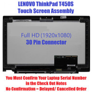 14" FHD 1920x1080 LCD Screen Touch Digitizer Bezel Assembly IBM Lenovo T450S 04X5911 04X5910 00HT622 B140HAN01.3