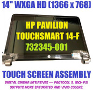New Genuine 14" HD 1366X768 LCD Screen LED Display On-Cell Touch Digitizer Panel Assembly HP Pavilion TOUCHSMART 14-F088CA 14Z-F000 SLEEKBOOK